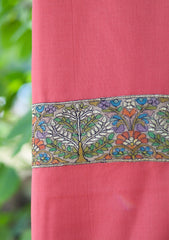 Pashmina Patch Work Shawl D - 19B - Carrot