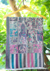 Pure Pashmina Kaani Jamawar Shawl D - 83 - Mouse