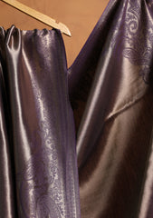 Silk Zari Jamawar Shawl D#03 - Purple