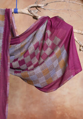 Pashmina Jamawar Scarf D#106 - Purple