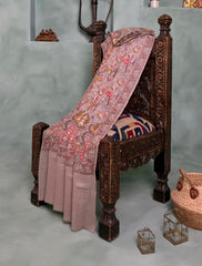 Pashmina Embroidered Jaaldar Shawl D#05 - S Grey