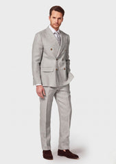 Loro Piana Summer Time Wool Linen & Silk Fabric - Fawn
