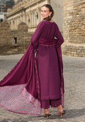 Winter - Rang Rasiya - Carnation 25 - Luxury Shawl Edit - CWD#09 - Affogato