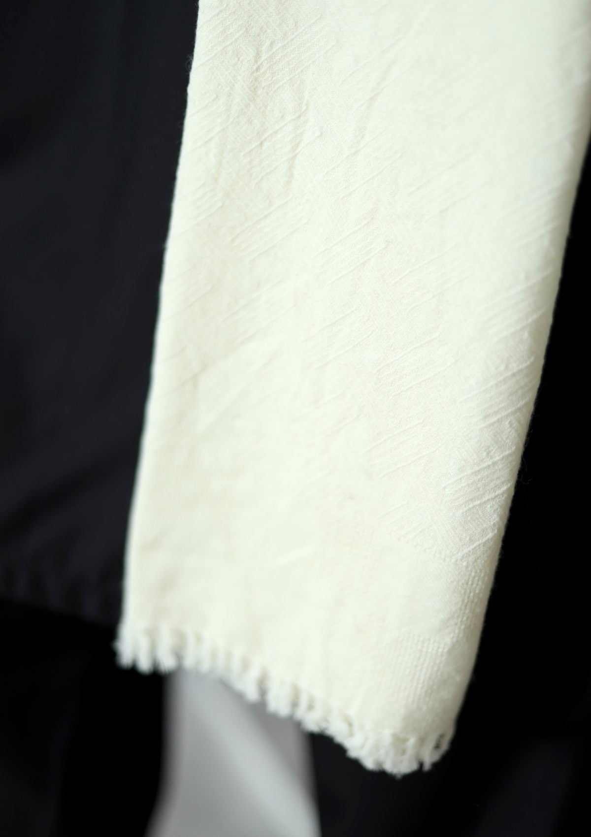 Men Shawls - Wool Shawls - D#225 - Off White