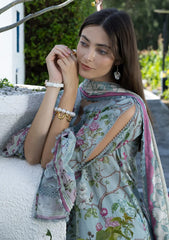 Lawn - Elaf Premium - Santorini Prints 26 - EPN#08A - EIRINI BLOOM