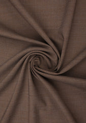 Scabal Plain Selvage Suiting - Muted Brown