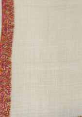 Pashmina Embroidered Shawl D - 02B - Skin