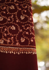 Pure Pashmina Kashmiri Work Shawl D - 15 - Multi