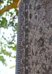 Pure Pashmina Kaani Jamawar Shawl D - 59B - Mouse