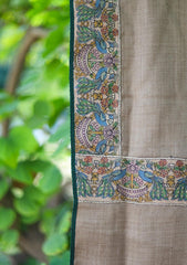 Pashmina Patch Work Shawl D - 19 - Brown