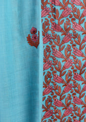 Winter - Riwaj - Pashmina Embroidered Suit - Edit 25 - D#05 - Ferozi