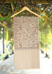 Pashmina Embroidered Shawl D - 191 - Skin
