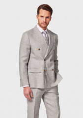 Loro Piana Summer Time Wool Linen & Silk Fabric - Fawn