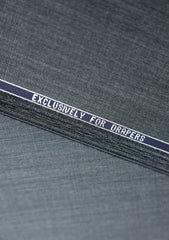 Drapers Vitale Pantheon Super 130's Wool Fabric - D Grey