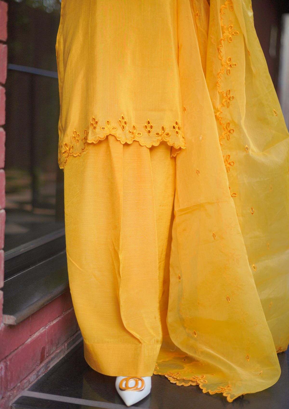 Pret Collection - Fozia Khalid - Silkspire - FKS#03 - MARIGOLD (MUSTARD)