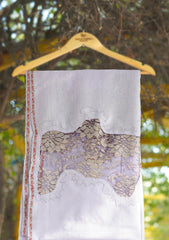 Pure Pashmina Patch Work Shawl D - 13 - Lilac