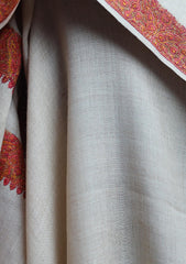 Pashmina Kashmiri Work Shawl D - 0022 - L Golden