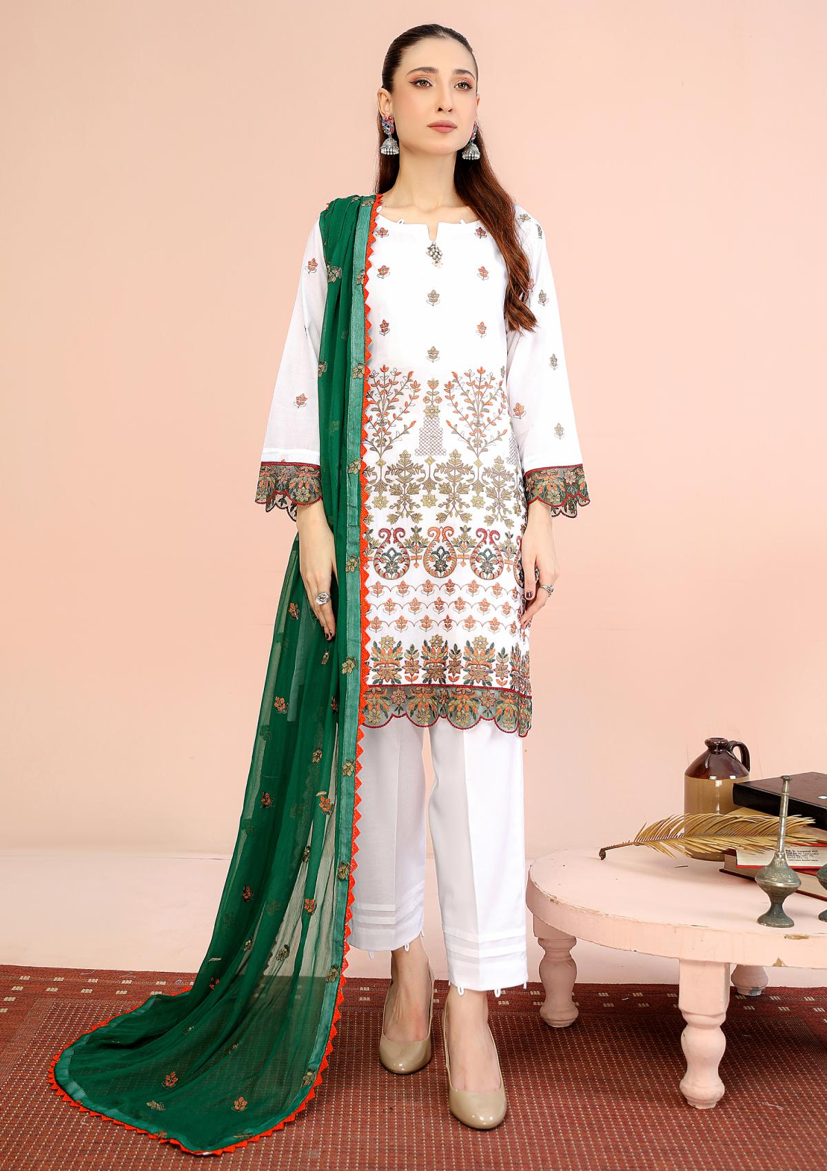 Stitched Collection - Riwaj - Embroidered - RE#02