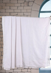 Embroidered Lawn Summer Shawl D#46 - White 1