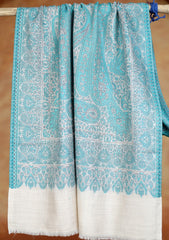 Pashmina Jamawar Scarf D#57 - Fawn
