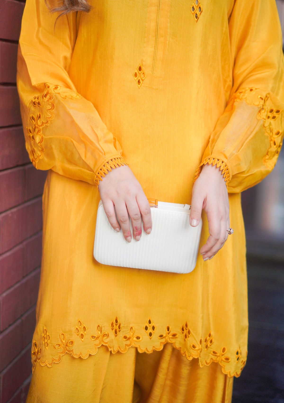 Pret Collection - Fozia Khalid - Silkspire - FKS#03 - MARIGOLD (MUSTARD)