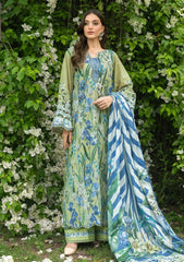 Lawn - Elaf Premium - Bridgerton Prints 26 - EPB#02A - GARDEN AFFAIR