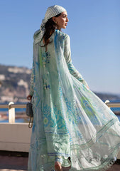 Lawn - Ansab Jahangir - Zoha - Luxury 25 - AJ-LL-25-10 - Ice Crystal