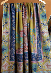 Pashmina Qalamkari Jaaldar Ari Work Shawl D#16 - Multi