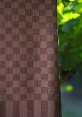 Pashmina Check Scarf D - 02 - Brown
