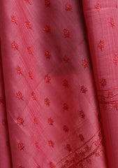 Pashmina Kashmiri Work Shawl D - 0020 - Tea Pink