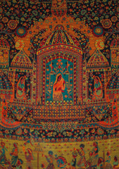 Pure Pashmina Kaani Jamawar Shawl D - 64 - M Black