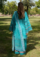 Lawn - Kahf Premium - Aangan Chiffon Prints 26 - KPS#05B - KEHKASHAN