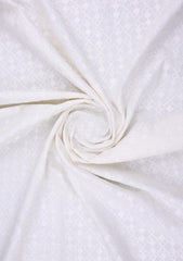 Elite Men China Boski Embroidered 6 Pound Blue Selvage - Off White