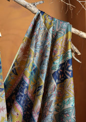 Pashmina Qalamkari Jaaldar Ari Work Shawl D#16 - Multi
