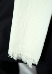 Men Shawls - Wool Shawls - D#238 - Off White