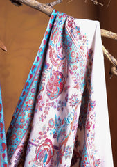 Pashmina Jamawar Shawl D#178 - Off White