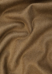 Cavani Cashmere And Silk Fine Quality Selvage Wool Fabric - D Camel