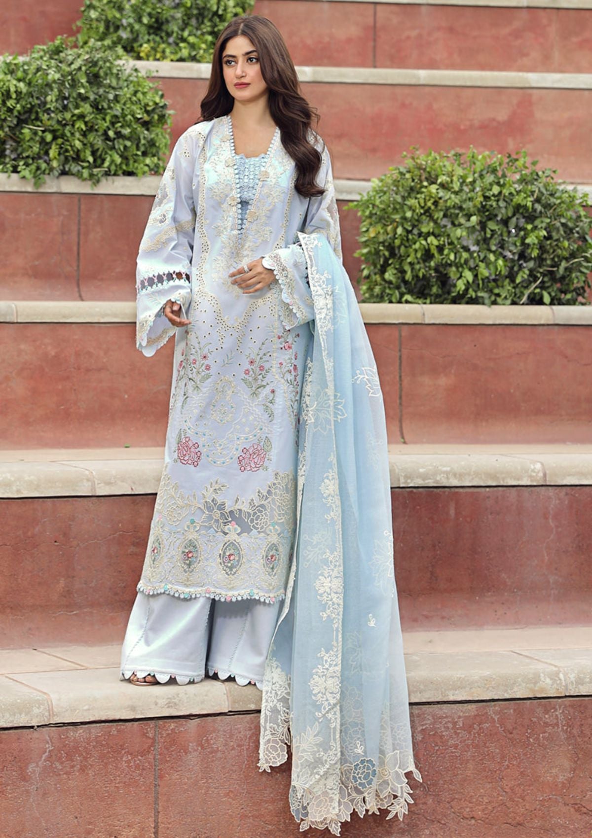 Lawn Collection - Qalamkar - Festive Lawn 24 - PS#10 - ZAIB