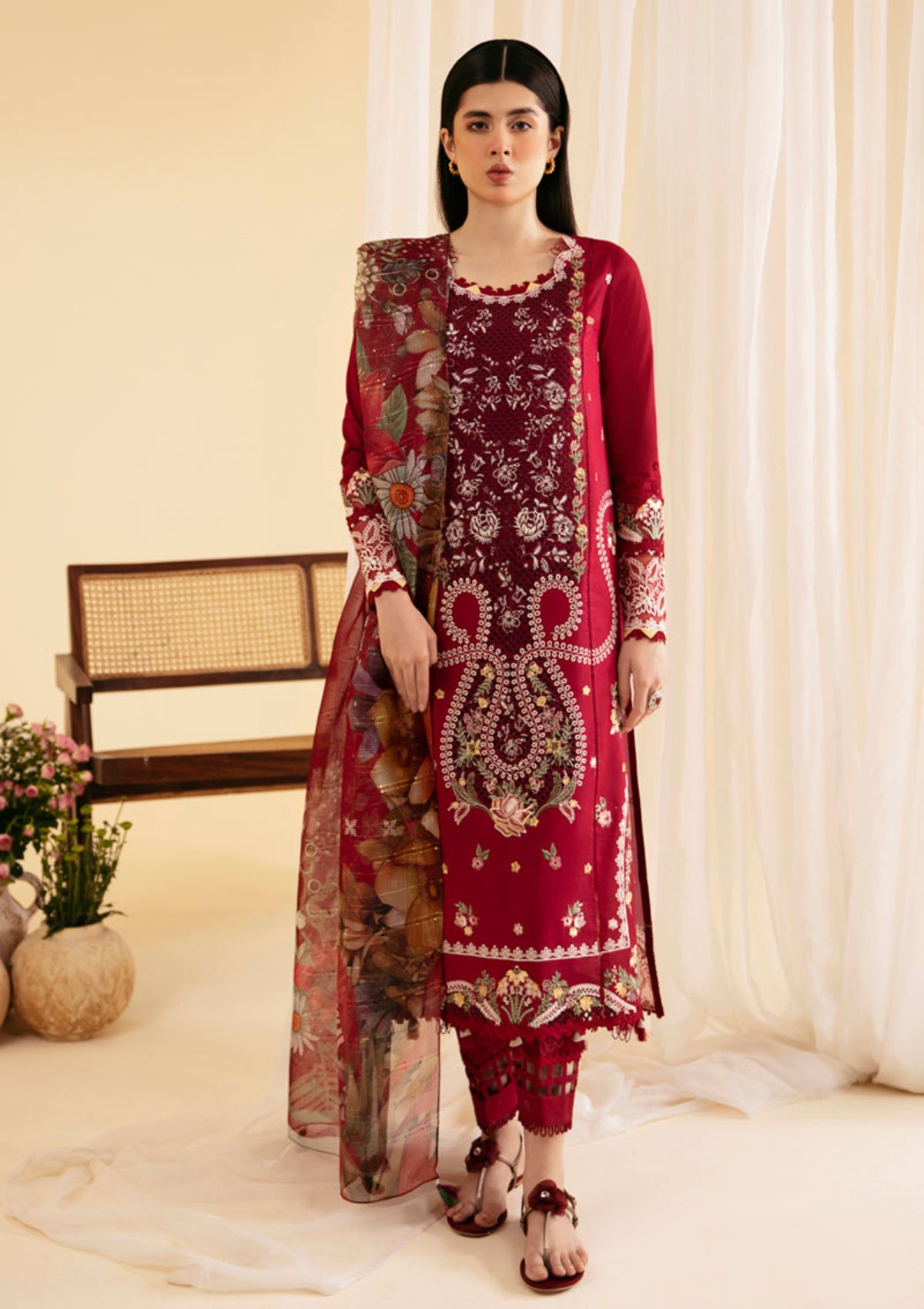 Lawn Collection - Qalamkar - Qlinekari 24 - SQ#04 - LARMINA