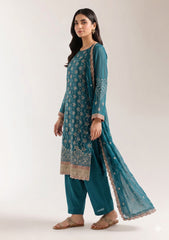 Formals - Fancy Closet - 2 pcs Suit - D#2801 - Deep Sea Green