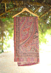 Pashmina Jamawar Shawl D - 56 - Skin