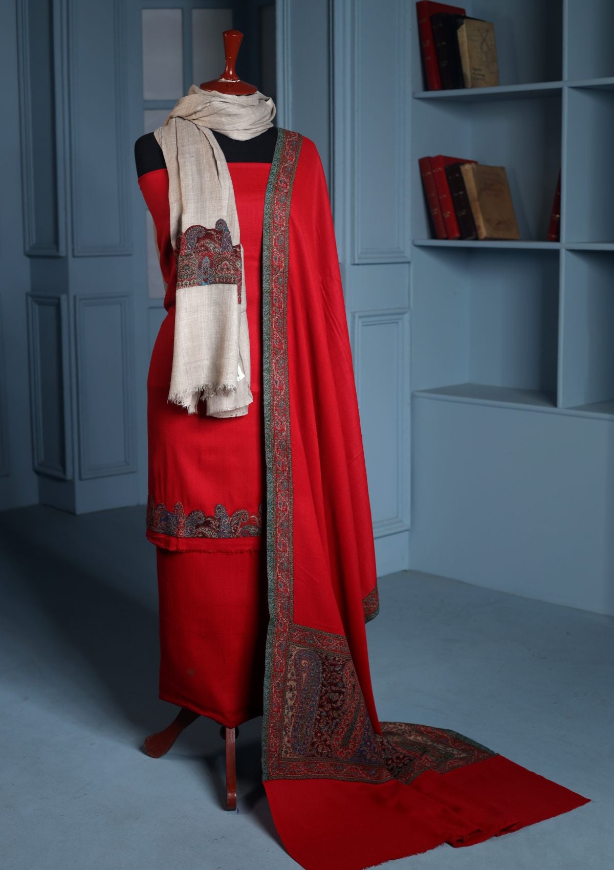 Winter Collection - Riwaj - Pashmina Jamawar Patch Work Suit - Volume II - D#03