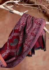 Pashmina Jamawar Scarf D#96 - Maroon