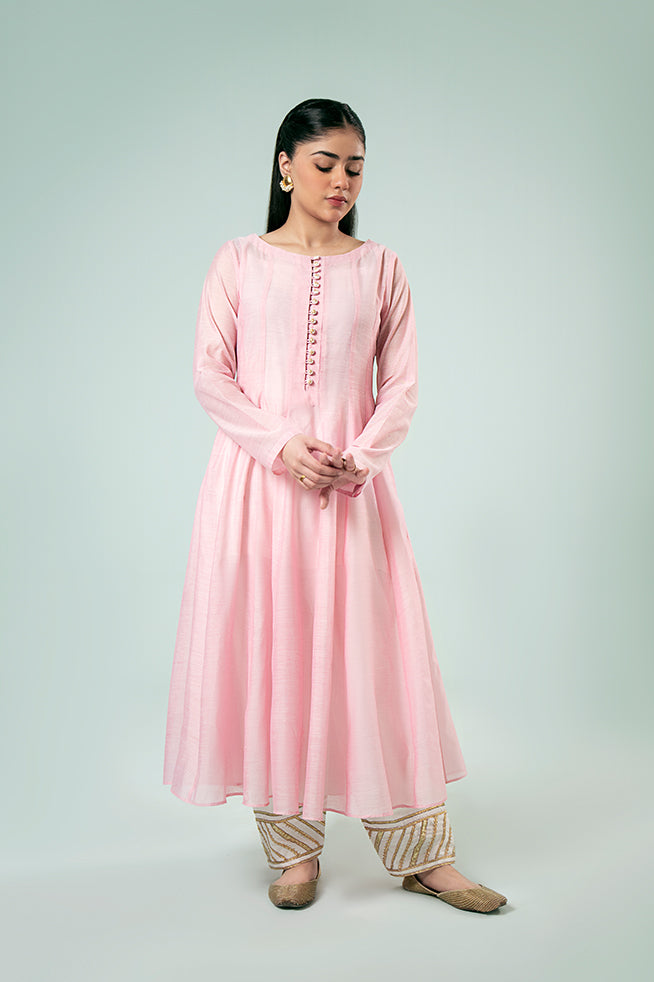 Pret Collection - Fozia Khalid - Basics Vol 3 - Classic Pink Kali Daar