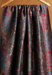 Pashmina Zari Jamawar Shawl D#55 - N Blue