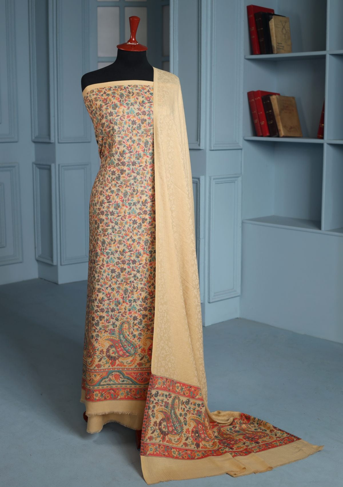 Winter Collection - Riwaj - Pashmina Kaani Jamawar Suit - Volume II - D#20