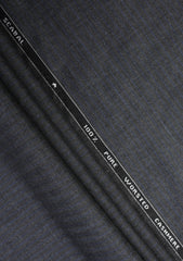 Scabal Pure Worsted Cashmere Wool Fabric - Navy