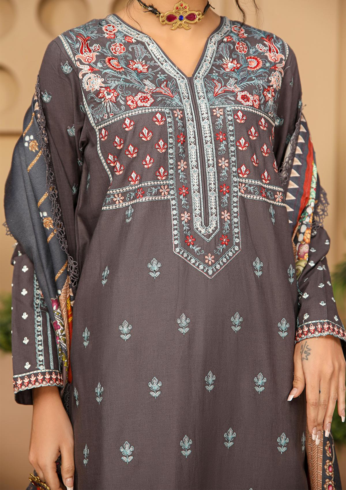 Winter Collection - Rubaaiyat - Emb Khaddar - Vol 2 - D#07