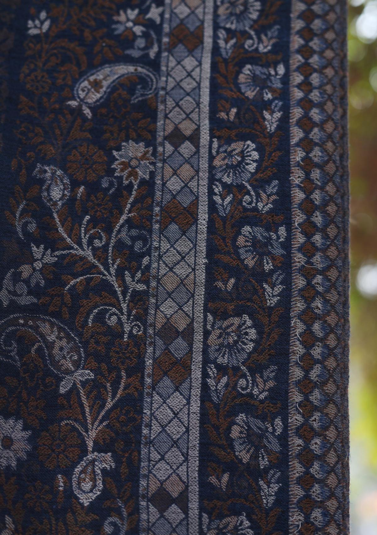 Pashmina Kaani Jamawar Shawl D - 59