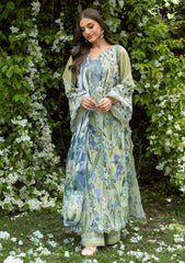 Lawn - Elaf Premium - Bridgerton Prints 26 - EPB#02A - GARDEN AFFAIR